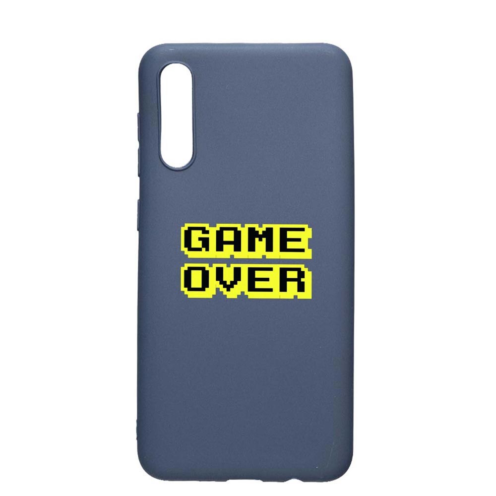 Husa Xiaomi Redmi 9A, Game Over, rezistenta la uzura, anti-alunecare, din silicon Premium, AlaskanBlue, AB671