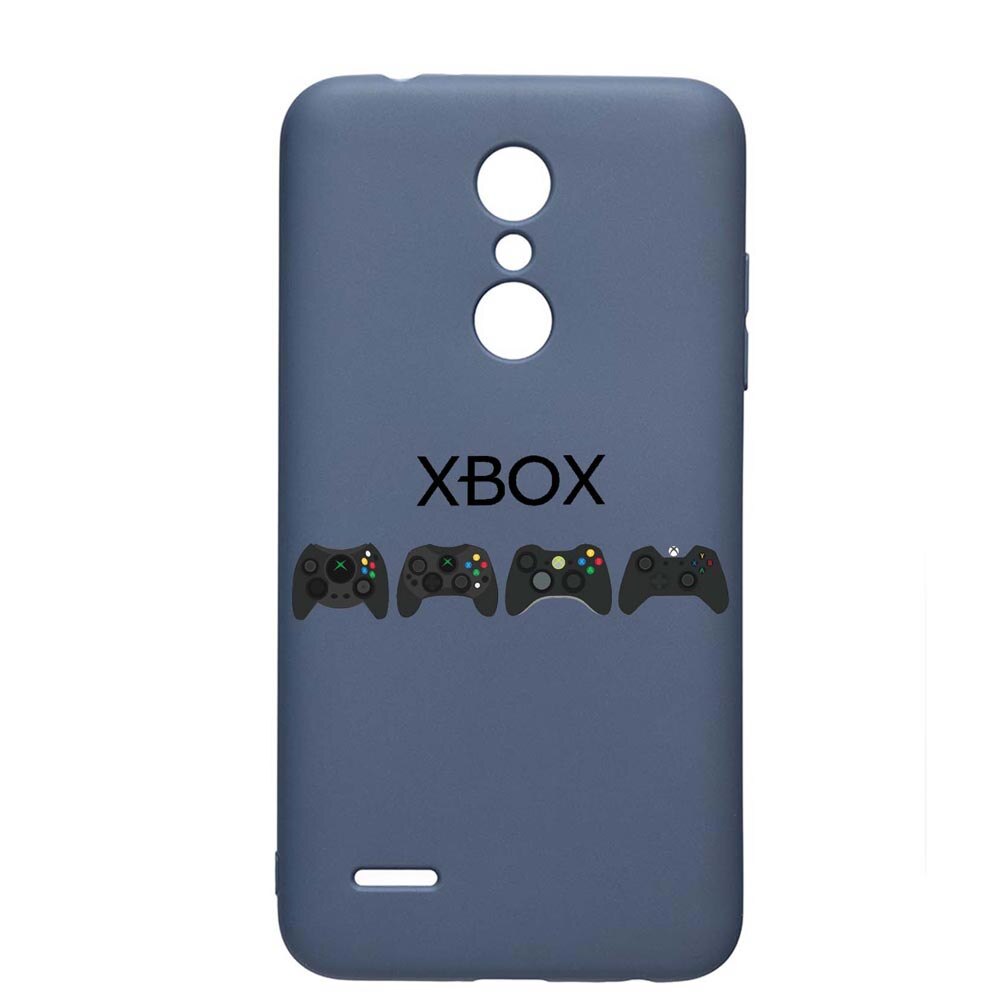 Husa LG K11 / K11 Plus / K10 2018, Gamer - Xbox, rezistenta la uzura, anti-alunecare, din silicon Premium, AlaskanBlue, AB674