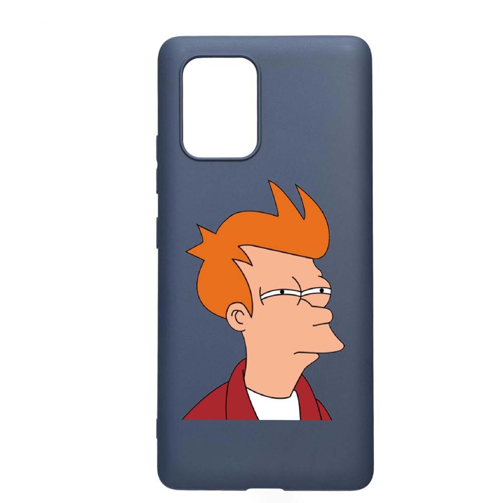 Husa Samsung Galaxy A71, Meme, rezistenta la uzura, anti-alunecare, din silicon Premium, AlaskanBlue, AB663