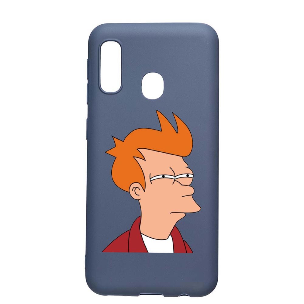 Husa Samsung Galaxy A20e, Meme, rezistenta la uzura, anti-alunecare, din silicon Premium, AlaskanBlue, AB663