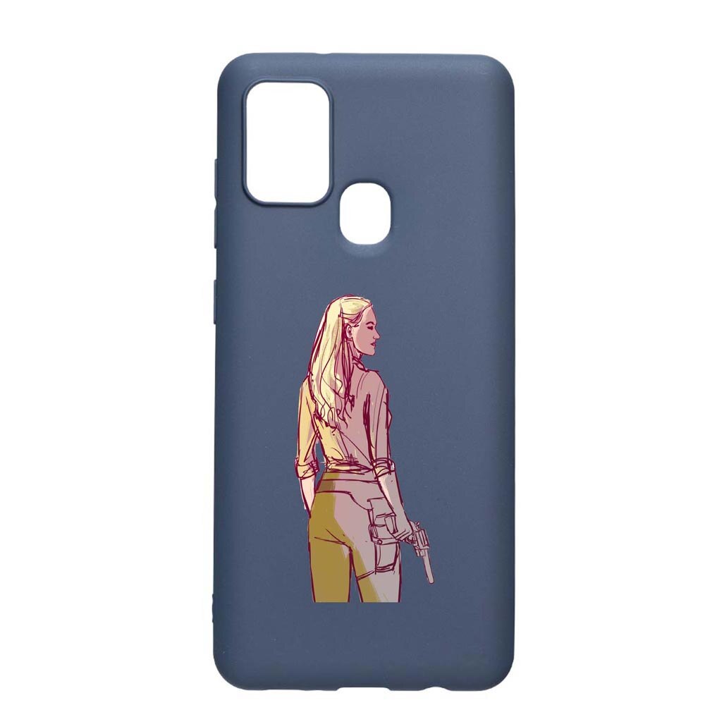 Husa Samsung Galaxy A21s, Westworld, Movie, rezistenta la uzura, anti-alunecare, din silicon Premium, AlaskanBlue, AB676