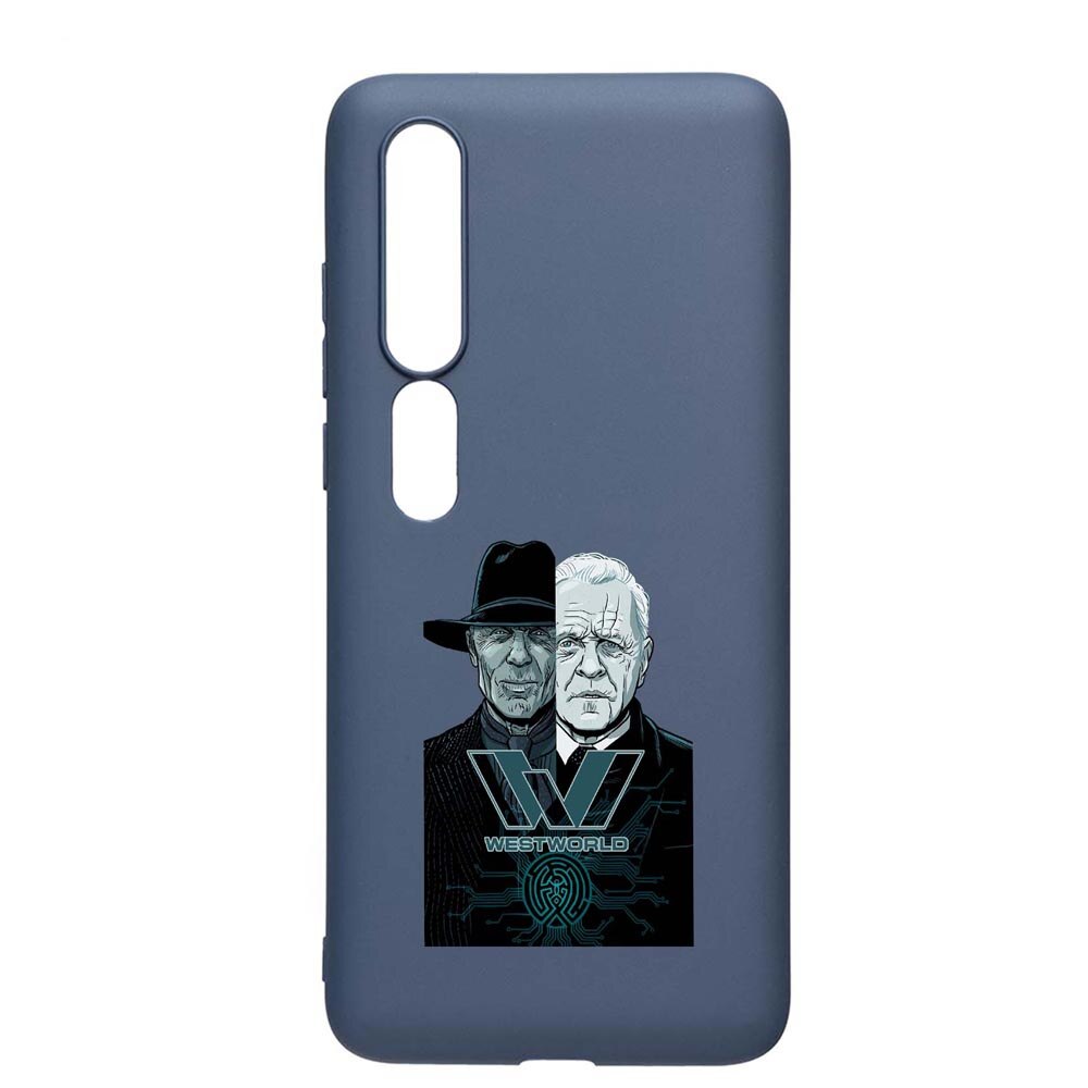 Husa Xiaomi Mi 10 / Mi 10 Pro, Westworld, Movie, rezistenta la uzura, anti-alunecare, din silicon Premium, AlaskanBlue, AB678