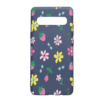 Husa Samsung Galaxy S10 5G, Flowers, rezistenta la uzura, anti-alunecare, din silicon Premium, AlaskanBlue, AB687 Husa Samsung Galaxy S10 5G, Flowers, rezistenta la uzura, anti-alunecare, din silicon Premium, AlaskanBlue, AB687