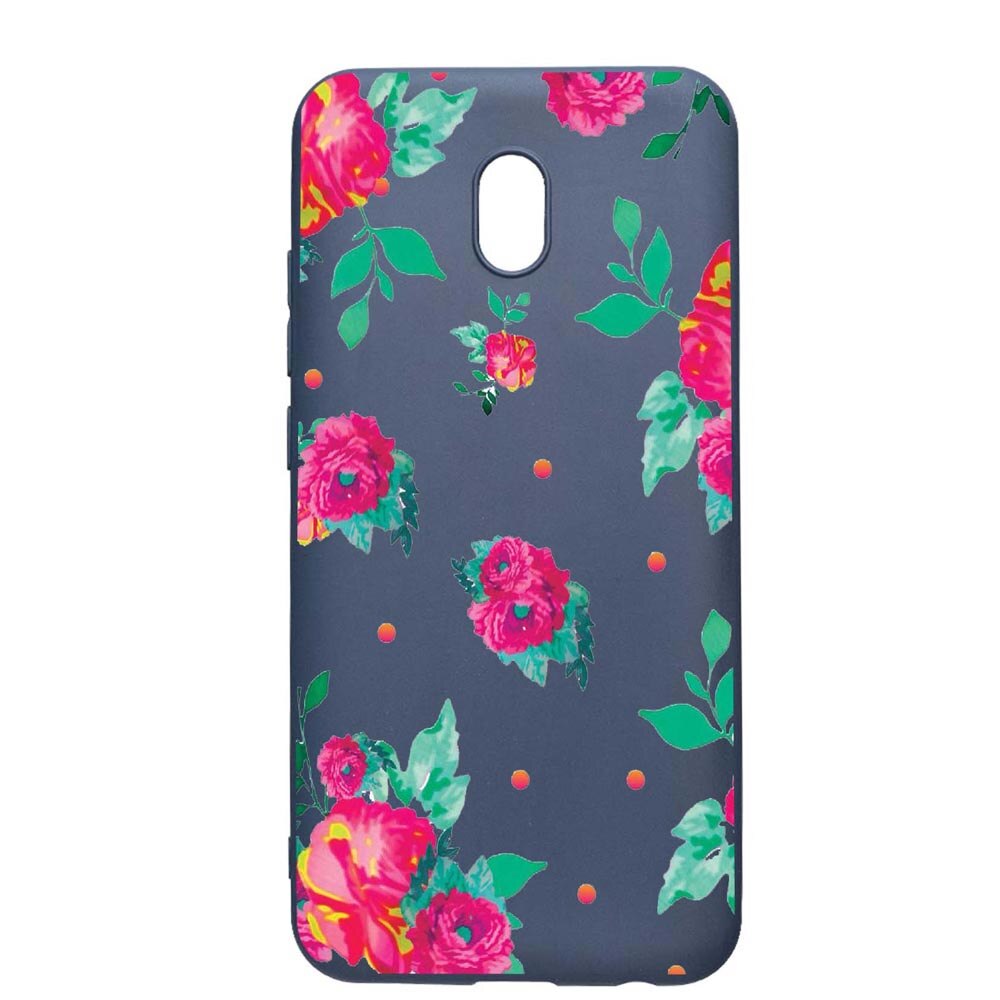 Husa Xiaomi Redmi 8A, Roses - Pastel colors, rezistenta la uzura, anti-alunecare, din silicon Premium, AlaskanBlue, AB688