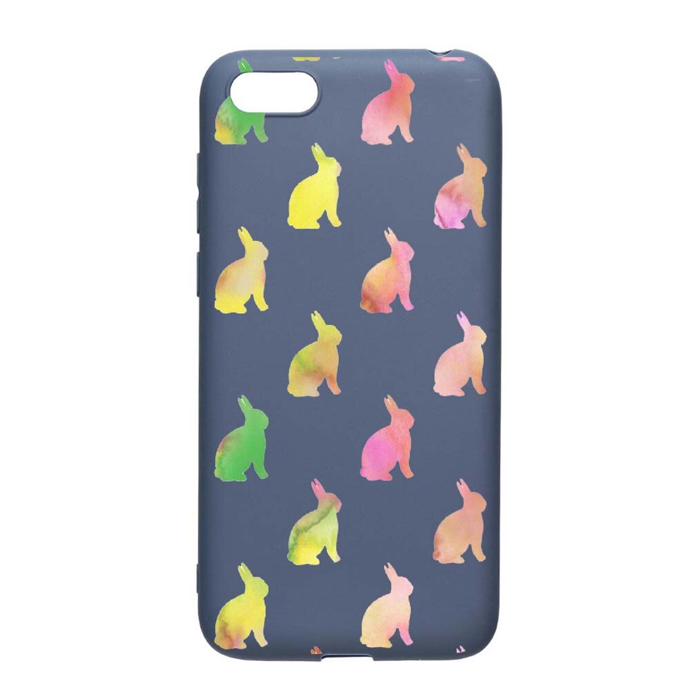 Husa Apple iPhone 6S / 6, Cool Rabbits, rezistenta la uzura, anti-alunecare, din silicon Premium, AlaskanBlue, AB695