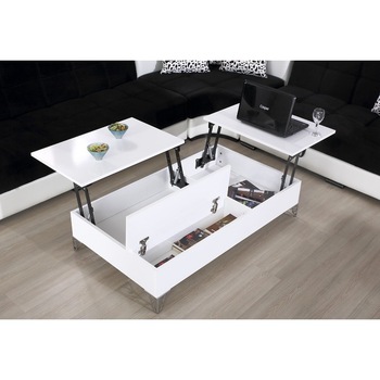 Masa cafea multifunctionala Cazibe Modella, 70 x 120 x 31 cm, Alb Masa cafea multifunctionala Cazibe Modella, 70 x 120 x 31 cm, Alb