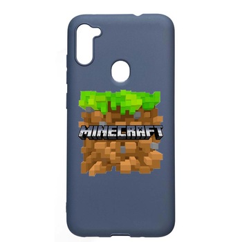 Husa Samsung Galaxy A11, Minecraft, rezistenta la uzura, anti-alunecare, din silicon Premium, AlaskanBlue, AB726 Husa Samsung Galaxy A11, Minecraft, rezistenta la uzura, anti-alunecare, din silicon Premium, AlaskanBlue, AB726