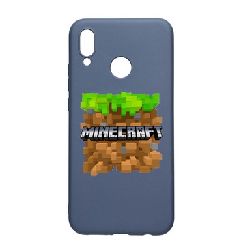 Husa Samsung Galaxy A20, Minecraft, rezistenta la uzura, anti-alunecare, din silicon Premium, AlaskanBlue, AB726 Husa Samsung Galaxy A20, Minecraft, rezistenta la uzura, anti-alunecare, din silicon Premium, AlaskanBlue, AB726