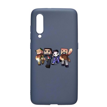 Husa Xiaomi Mi 9, Minecraft, rezistenta la uzura, anti-alunecare, din silicon Premium, AlaskanBlue, AB727 Husa Xiaomi Mi 9, Minecraft, rezistenta la uzura, anti-alunecare, din silicon Premium, AlaskanBlue, AB727