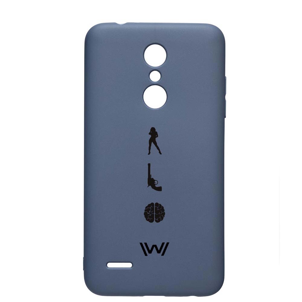 Husa LG K11 / K11 Plus / K10 2018, Westworld, Movie, rezistenta la uzura, anti-alunecare, din silicon Premium, AlaskanBlue, AB675