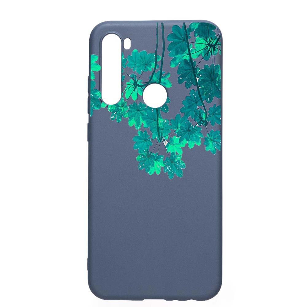 Husa Xiaomi Redmi Note 8T, Green Forest, rezistenta la uzura, anti-alunecare, din silicon Premium, AlaskanBlue, AB682