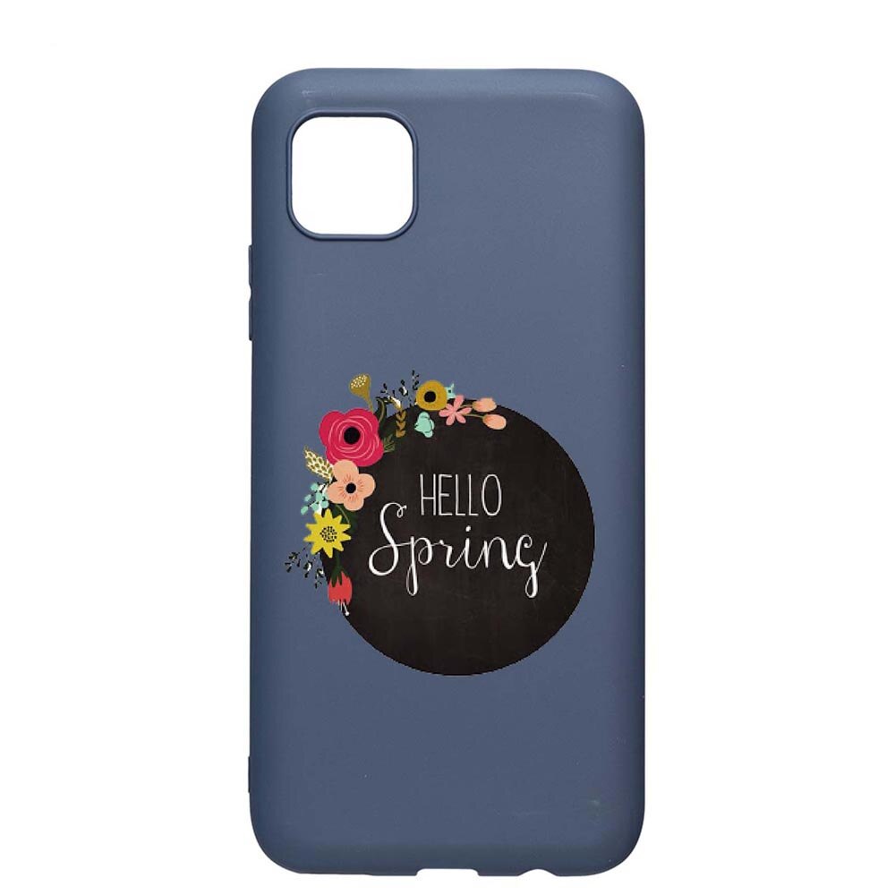 Husa Apple iPhone 11 Pro Max, Hello Spring, rezistenta la uzura, anti-alunecare, din silicon Premium, AlaskanBlue, AB684