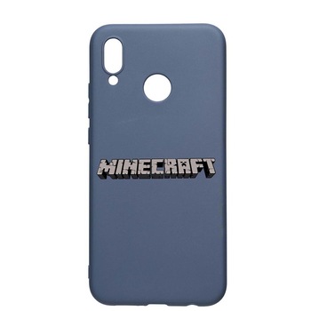 Husa Huawei P20 Lite, Minecraft, rezistenta la uzura, anti-alunecare, din silicon Premium, AlaskanBlue, AB729 Husa Huawei P20 Lite, Minecraft, rezistenta la uzura, anti-alunecare, din silicon Premium, AlaskanBlue, AB729