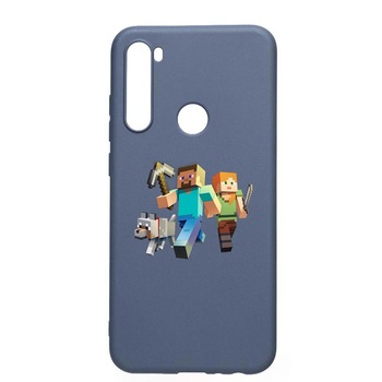 Husa Xiaomi Redmi Note 8T, Minecraft, rezistenta la uzura, anti-alunecare, din silicon Premium, AlaskanBlue, AB730 Husa Xiaomi Redmi Note 8T, Minecraft, rezistenta la uzura, anti-alunecare, din silicon Premium, AlaskanBlue, AB730