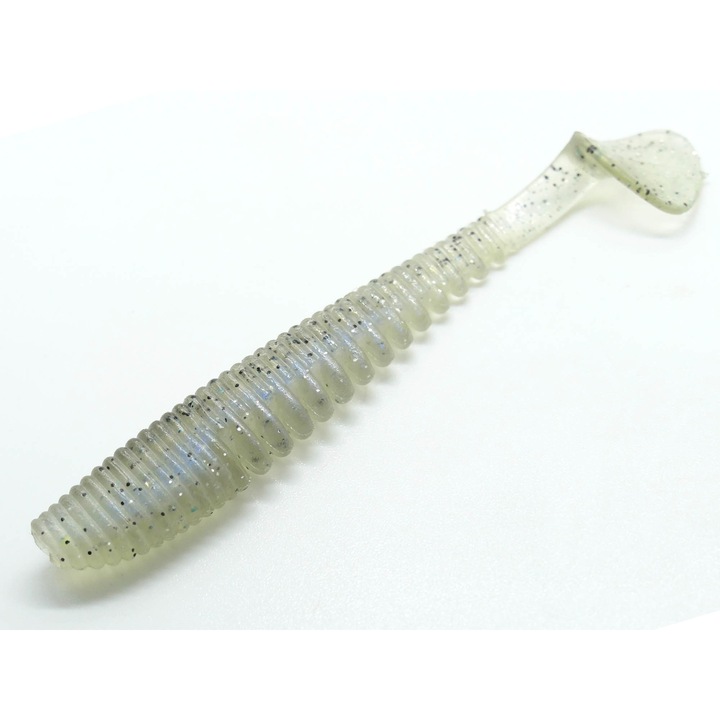 Set 5 buc Shad Floating Hitfish Ribby Shad 7.6cm, Crystal Sand