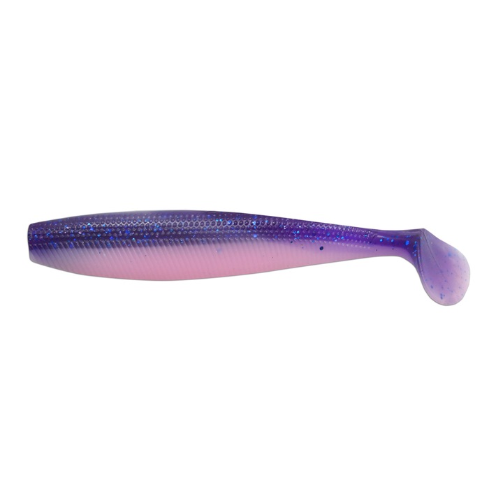 Set 4 buc Shad Floating Hitfish Shad 10.1cm, culoare Bubblegum Grape
