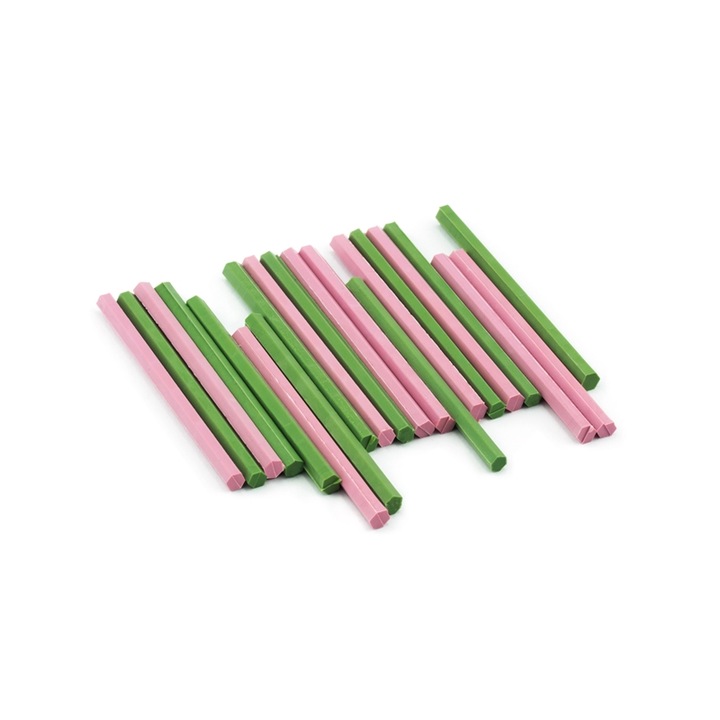 Bete scolare, Filipov, Pentru clasa I, 20 buc, Verde/Roz