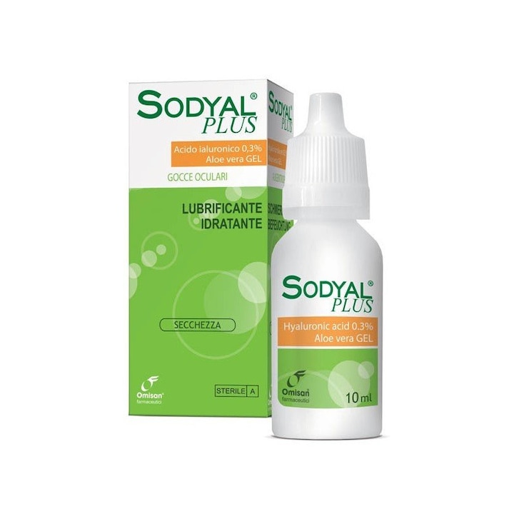 Капки за очи Omisan Farmaceutici Sodyal Plus, хидратиращи, 10мл
