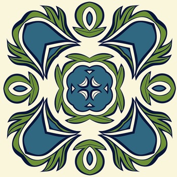 Set 6 buc stickere autocolante faianta decorativa 20cm x 20cm model abstract cu verde si albastru Set 6 buc stickere autocolante faianta decorativa 20cm x 20cm model abstract cu verde si albastru
