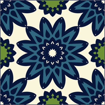 Set 6 buc stickere autocolante faianta decorativa 20cm x 20cm model margareta albastra Set 6 buc stickere autocolante faianta decorativa 20cm x 20cm model margareta albastra