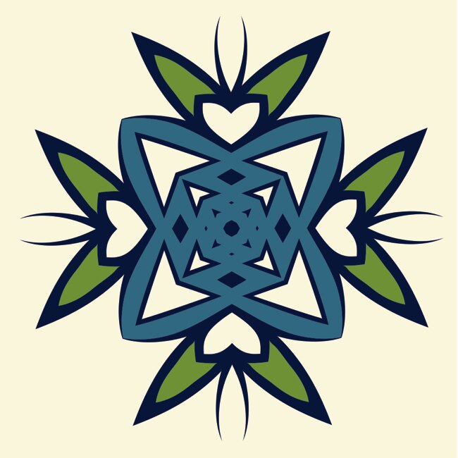 Set 8 buc stickere autocolante faianta decorativa 15cm x 15cm model steluta albastra 30