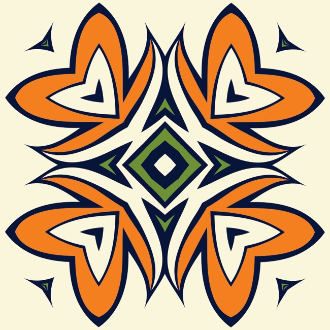 Set 6 buc stickere autocolante faianta decorativa 20cm x 20cm model cu sageti in culori