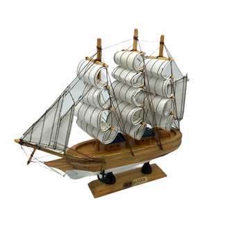 Corabie decorativa Atelier, Lemn, 23x22cm Corabie decorativa Atelier, Lemn, 23x22cm