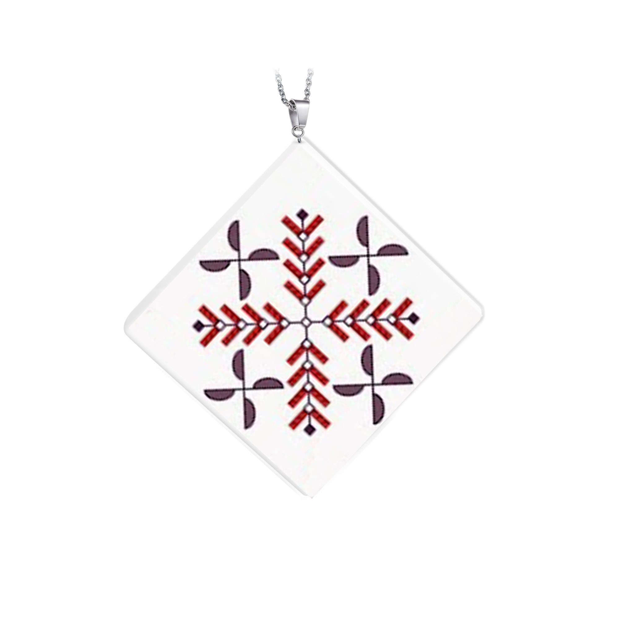 Pandantiv GANELLI din ceramica cu Motive nationale romanesti din Transilvania zona Banat model 1