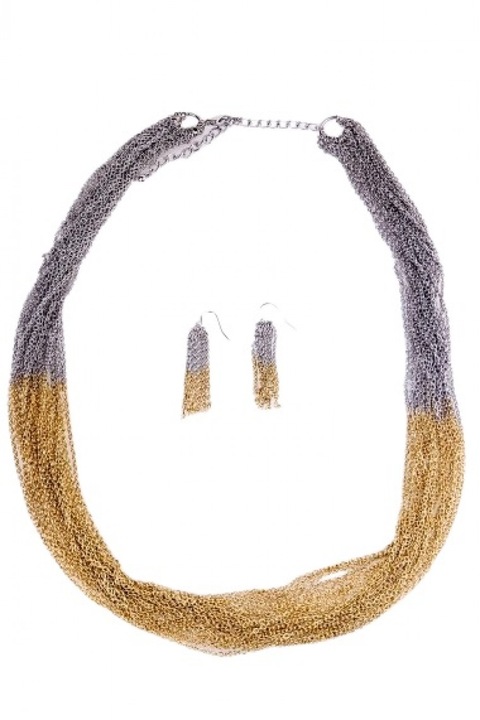 Set colier si cercei Maxim Noblesse NES00138 Multicolor
