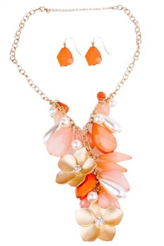Set colier si cercei Rosalia Noblesse NES00133 Multicolor Set colier si cercei Rosalia Noblesse NES00133 Multicolor