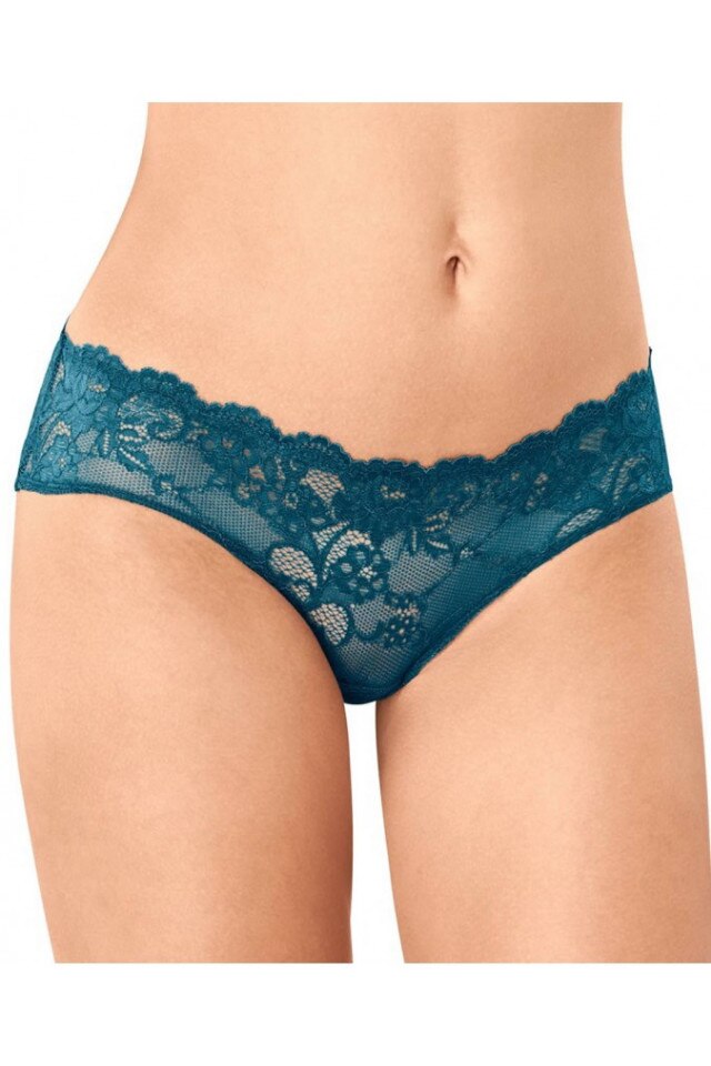 Chiloti, Triumph, Tempting Lace Hipster, Verde marin