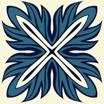 Set 8 buc stickere autocolante faianta decorativa 15cm x 15cm model flacara albastra Set 8 buc stickere autocolante faianta decorativa 15cm x 15cm model flacara albastra