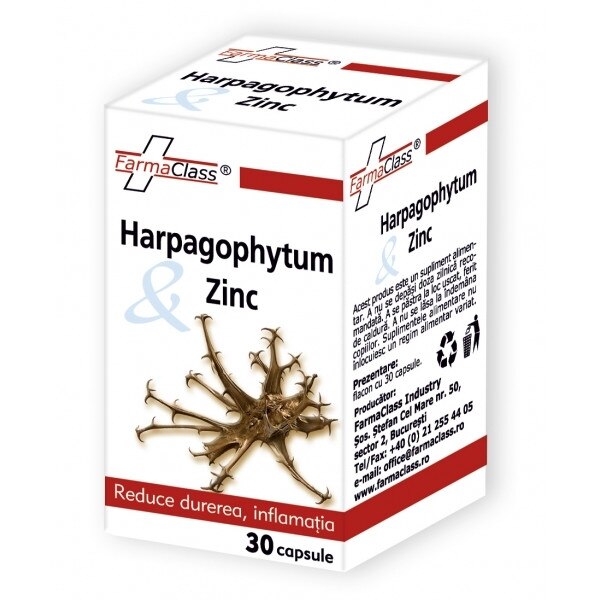 Harpagophytum si Zinc Farma Class 30cps
