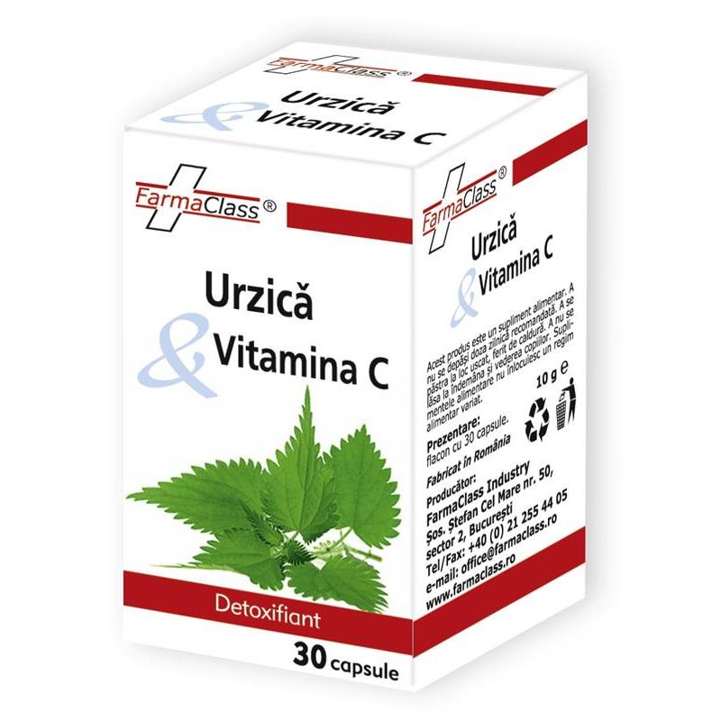 Urzica si Vitamina C Farma Class 30cps