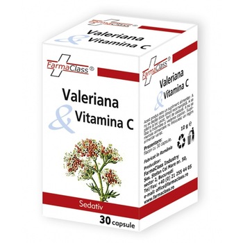 FarmaClass Valeriana & Vitamina C 30 capsule FarmaClass Valeriana & Vitamina C 30 capsule