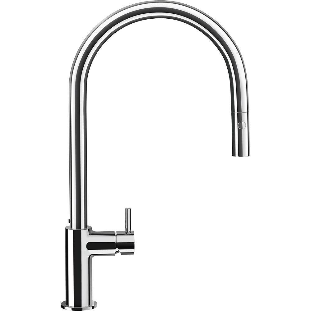 Baterie Crom Schock Hekate cu Dus Extractibil, finisaj crom, rotatie tija la 360 grade