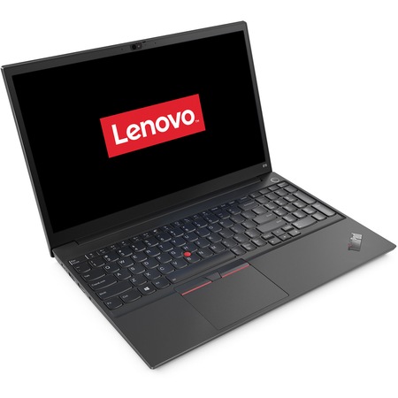 Laptop Laptop Lenovo ThinkPad E15 Gen 2-ITU T cu procesor Intel Core i5-1135G7 pana la 4.20 GHz, 15.6", Full HD, 16GB, 512GB SSD, Intel UHD Graphics, Free DOS, Black