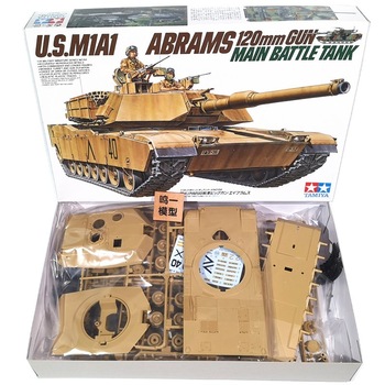 Macheta Militara Tamiya Main Battle Tank M1A1 Abrams 120mm Gun 1:35 Tam 35156 Macheta Militara Tamiya Main Battle Tank M1A1 Abrams 120mm Gun 1:35 Tam 35156