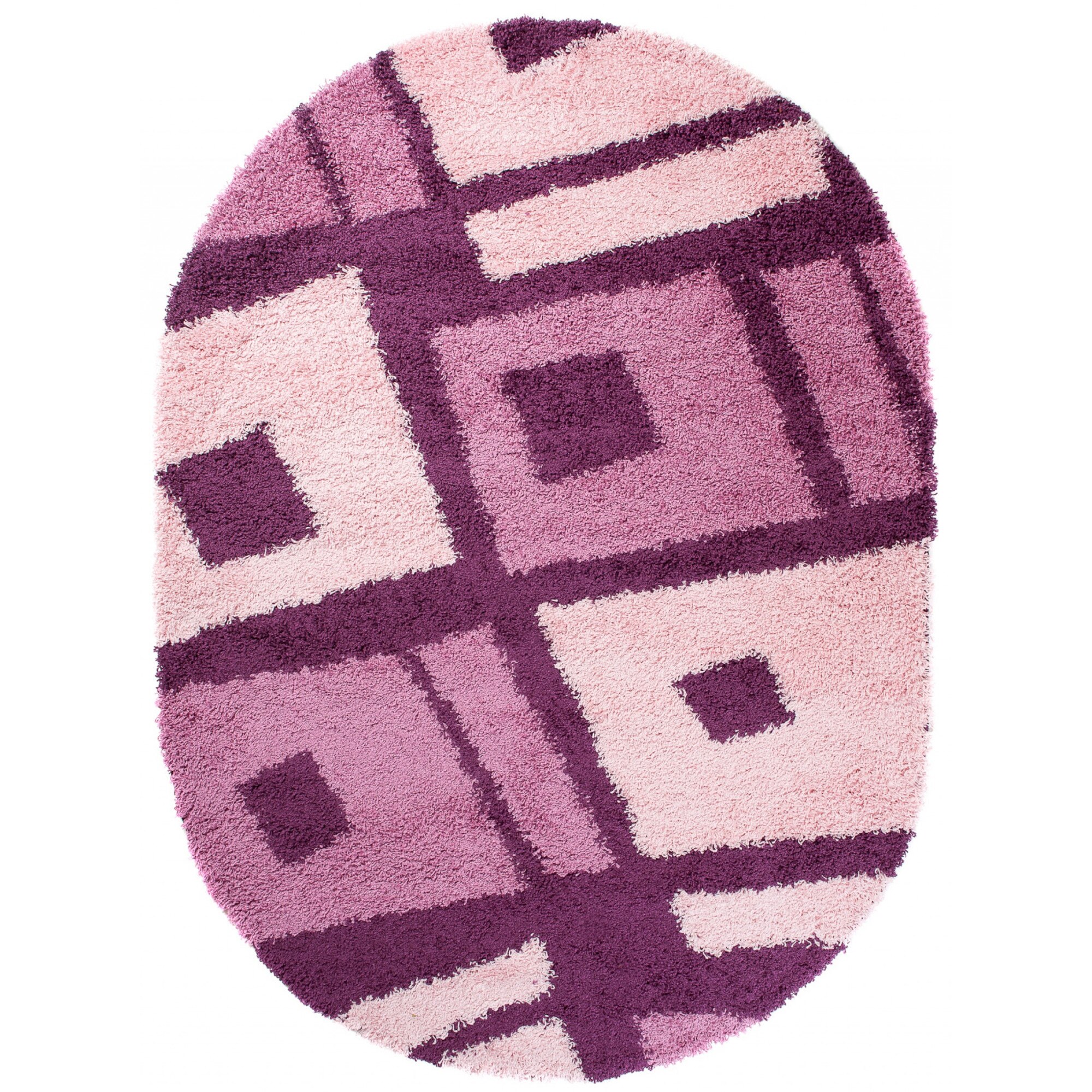 Covor Loca Ov Shaggy Chemex 4831A violet 160x220