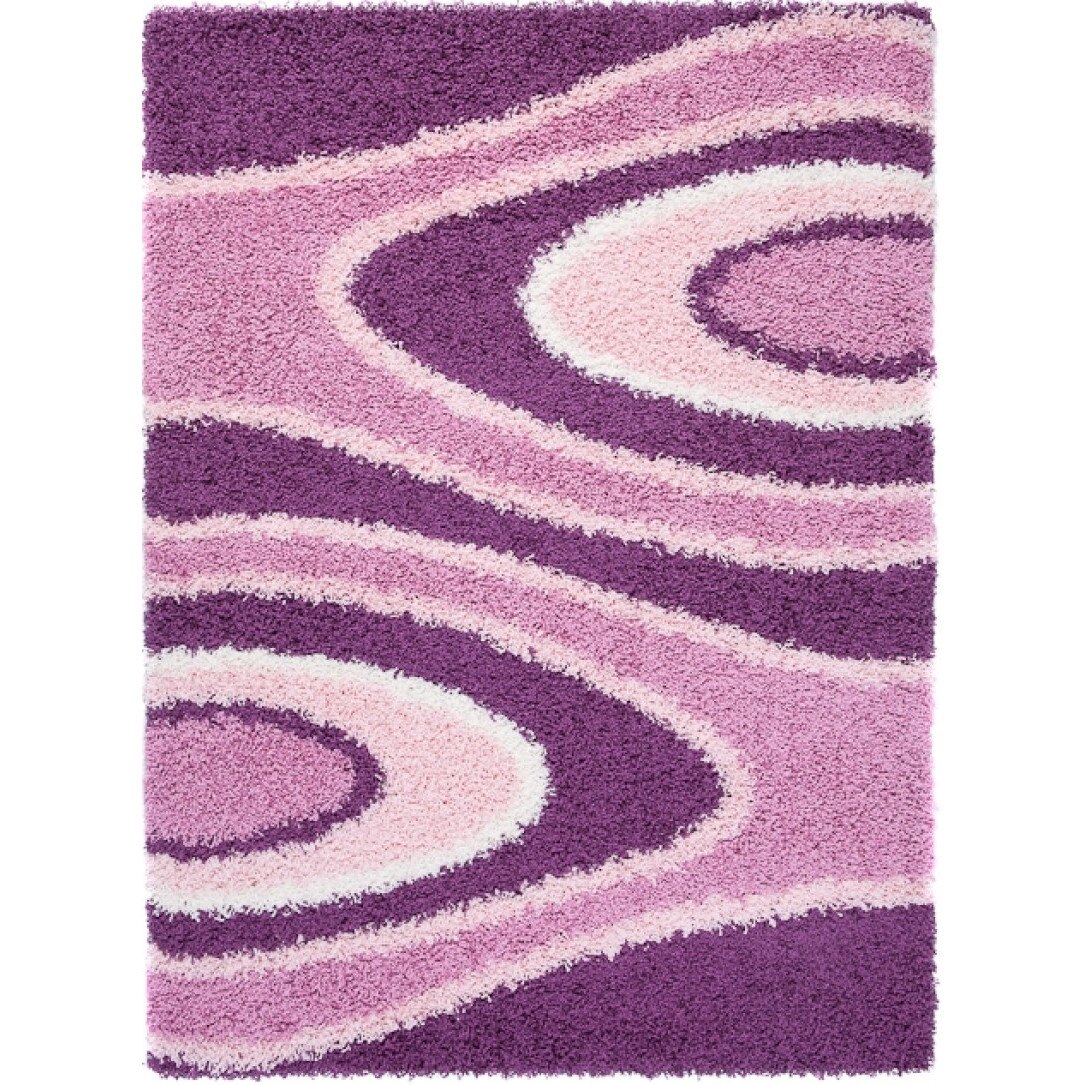 Covor Rio Shaggy Chemex 8063A violet 200x290