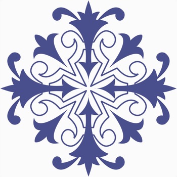 Set 6 buc stickere autocolante faianta decorativa 20cm x 20cm model baza alba cu steluta albastra Set 6 buc stickere autocolante faianta decorativa 20cm x 20cm model baza alba cu steluta albastra