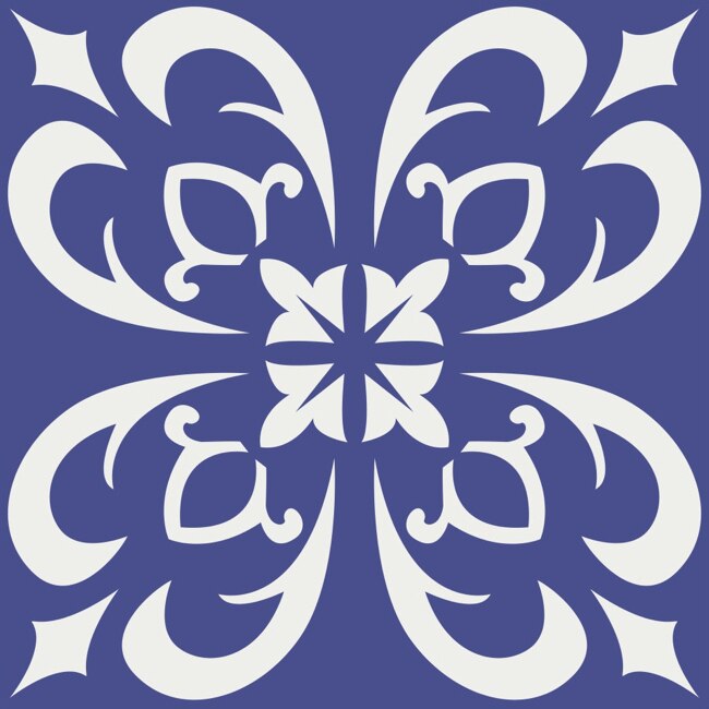 Set 8 buc stickere autocolante faianta decorativa 15cm x 15cm model little star