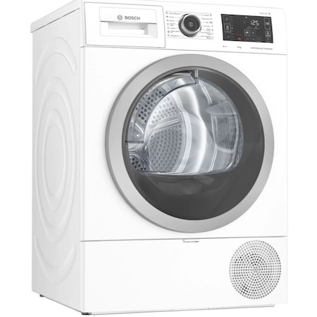 Uscator de rufe Bosch WTW876LBY, Pompa de caldura, 8 kg, 15 programe, AutoDry Technology, SensitiveDrying System, Clasa A+++, Alb