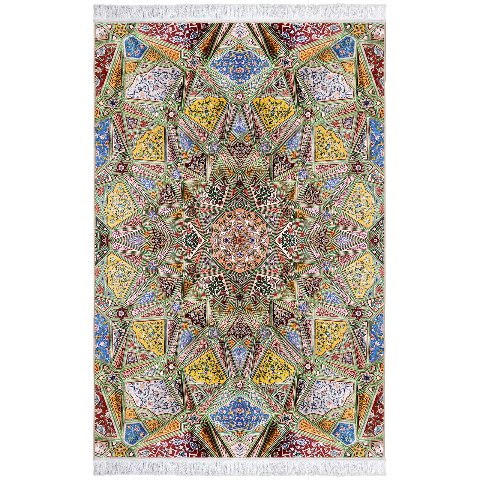 Covor Mecanic EuCarpet 100481a4 Dimensiune 1.2x1.8m Design Modern Multicolor