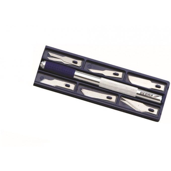 Set cutit pentru taieri de precizie, 12 lame, latime lama de 6 mm