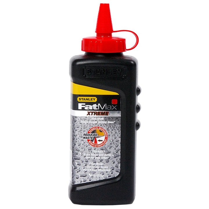 Червена креда на прах FatMax Pro Stanley, Резерва, 225 g