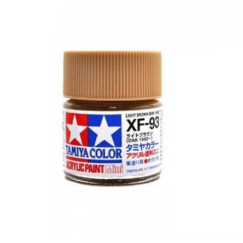 Vopsea acrilica pentru modelism Tamiya 81793 XF-93 Light Brown DAK 1942 (matt) 10ml TAM XF931 Vopsea acrilica pentru modelism Tamiya 81793 XF-93 Light Brown DAK 1942 (matt) 10ml TAM XF931