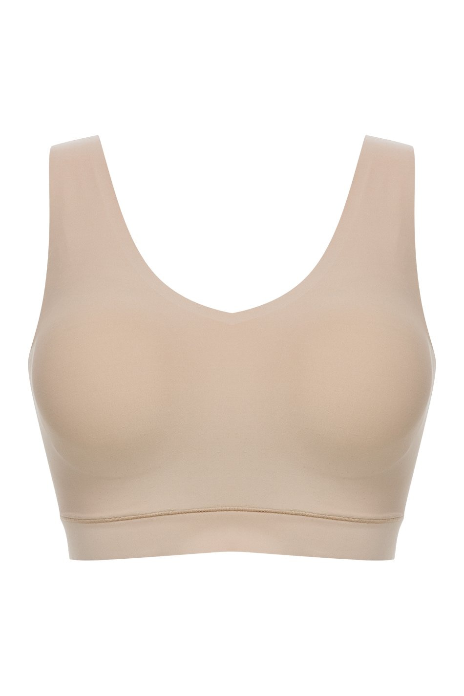 Bustiera dama Chantelle, C16A10, Poliamida, Bej