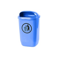 cos de gunoi stradal cu platbanda pentru stalp albastru imagen 8_0_
0