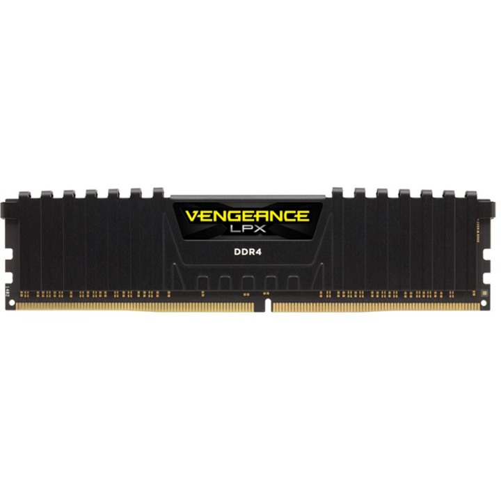 Памет Corsair Vengeance LPX Black, 4GB DDR4, 2400MHz, CL16